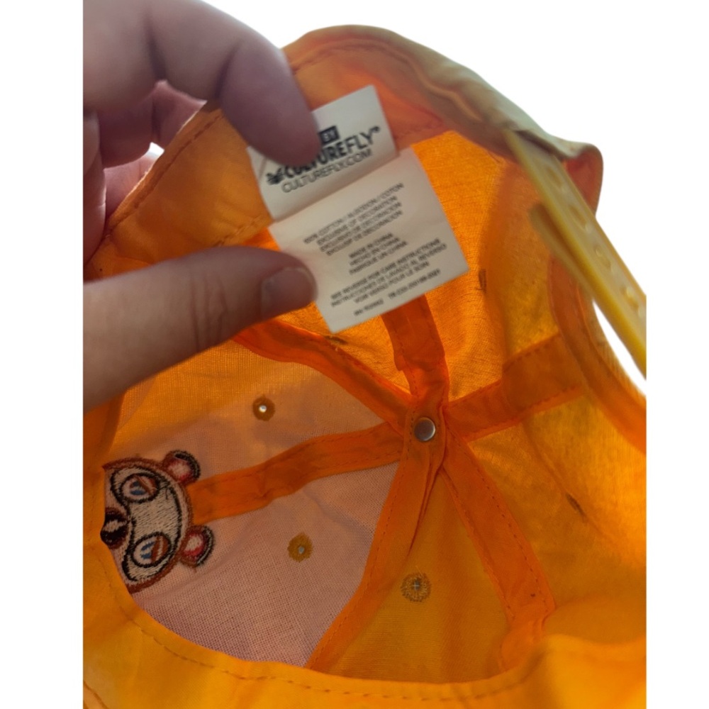 Nintendo Animal Crossing Tom Nook Yellow Snapback Baseball Cap - Picture 7 of 8